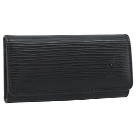 LOUIS VUITTON Epi Multicles 4 Key Case Black M63822 LV Auth am11665V
