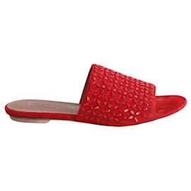 Rote Sandalen - Alaïa
