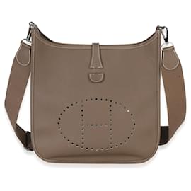 Hermès Etoupe Epsom Evelyne III PM 29 PHW