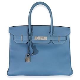Hermès Bleu Brighton Epsom Birkin 30 PHW