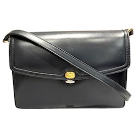 Céline Borsa a mano e borsa a tracolla in pelle blu navy CELINE Carriage Hardware da donna