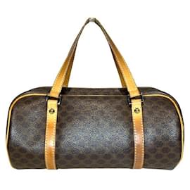 Borsa a mano mini Boston Celine motivo Macadam - Céline