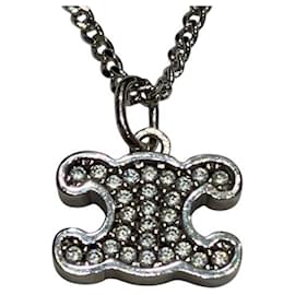 Celine Triomphe Necklace with Rhinestones - Céline