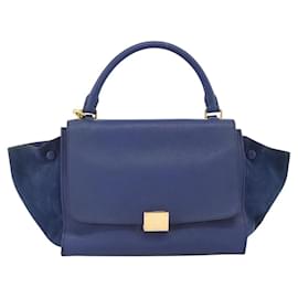 Céline Borsa Trapeze Celine in pelle con scamosciato Medium