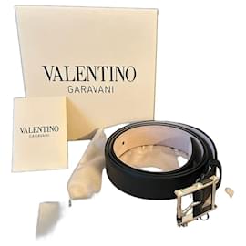 Valentino Garavani Cintura in pelle uomo Nera