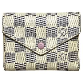 Portafoglio Louis Vuitton Damier Azur Portefeuille Victorine