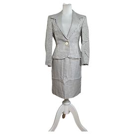 Giacca da completo leggera vintage Givenchy color chiaro