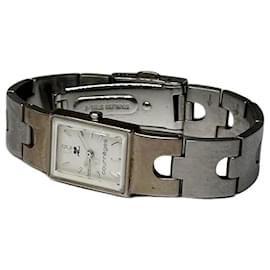 Orologio vintage Courreges in acciaio inossidabile argento