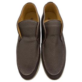 Loro Piana Mocassini Summer Walk in pelle marrone
