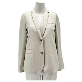Zadig & Voltaire Leinenblazer Beige Größe 38