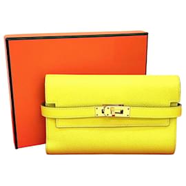 Hermes Kelly Compact Portemonnaie aus Epsom-Leder - Hermès