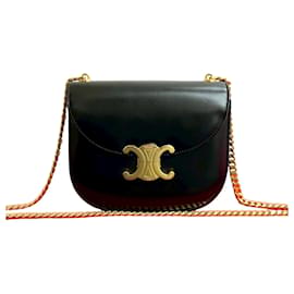 Céline Borsa a tracolla Celine Teen Chain Besace in pelle