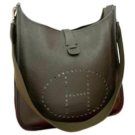 Borsa a tracolla Hermes Evelyne3 GM in pelle di vitello - Hermès
