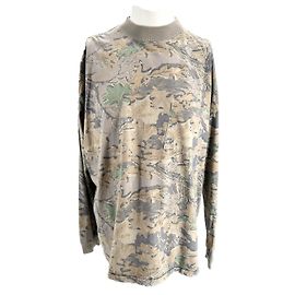 Yeezy Season 4 Camouflage T-Shirt Braun Baumwolle