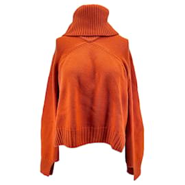 Rosetta Getty Pullover Orange Wolle S - Autre Marque