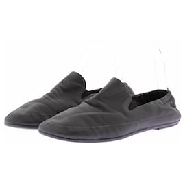 Mocasines negros de piel The Row - The row