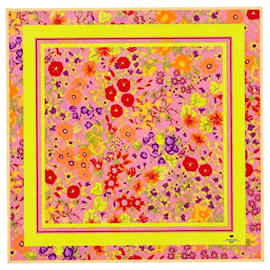 Rosa Seidenschal mit Blumenmuster - Weekend Max Mara