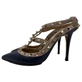 Valentino Garavani Rockstud Décolleté Navy 37.5