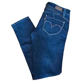 Levi's Vaqueros Low Rise Skinny - Azul Oscuro - Talla 27