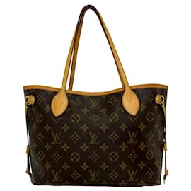 Louis Vuitton Neverfull PM Monogram Leather Tote Bag