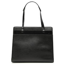 Louis Vuitton Black Epi Croisette PM