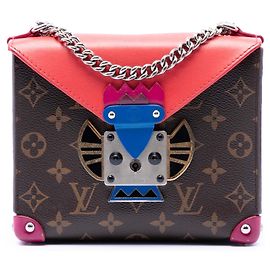 Pochette PM Louis Vuitton Marron Monogram Tribal Mask