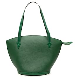 Louis Vuitton Borsa Saint Jacques GM in Epi verde con tracolla lunga