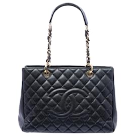 Tote Grand Shopping in Caviar Nero Chanel