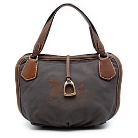 Céline Celine Carriage Tote aus grauer Canvas