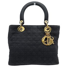 BORSA VINTAGE CHRISTIAN DIOR LADY MEDIUM TOILE CANNAGE