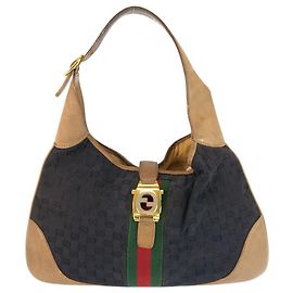 Borsa a tracolla Gucci GG Canvas e pelle