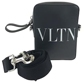 Sac à bandoulière en cuir Valentino avec logo VLTN - Valentino Garavani
