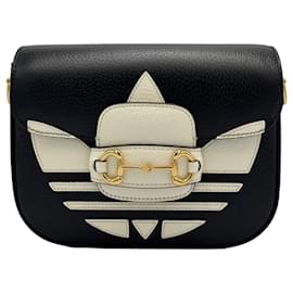 Borsa a Spalla Gucci x Adidas Black Horsebit 1955