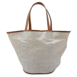 Goyard Belara Tote Bag aus beschichtetem Canvas und Leder