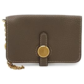 Hermes Dogon Key Coin Card Case with Chain - Hermès