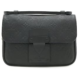 Borsa a tracolla Louis Vuitton Monogram Taurillon S Lock