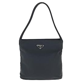 Prada Nylon Tessuto Triangle Logo Tote Bag