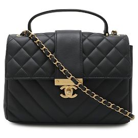 Borsa Chanel in Pelle Matelassé V-Stitch
