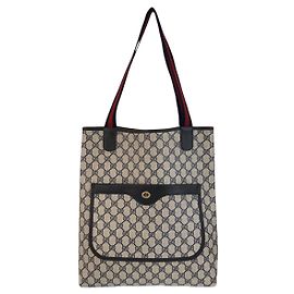 Bolsa Tote de Ombro Gucci Vintage GG Supreme Canvas