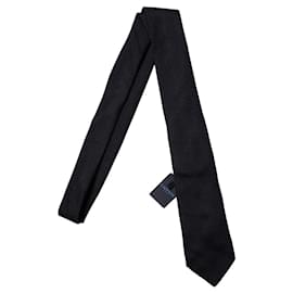 Lanvin, cravatta strutturata nera