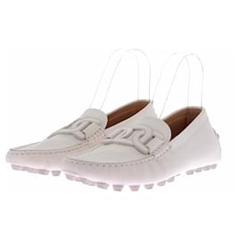 Tod's Mocassini in pelle bianchi