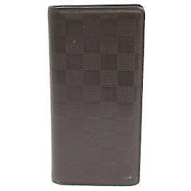 Louis Vuitton Brown Damier Infini Leather Braza Wallet
