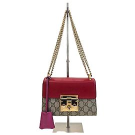 Gucci Bolso pequeño de hombro y bandolera Paddy Lock GG Supreme con cadena