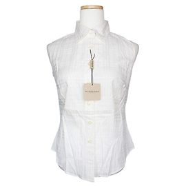 Burberry Chemise sans manches ivoire