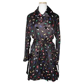Sonia Rykiel Impermeable con estampado multicolor
