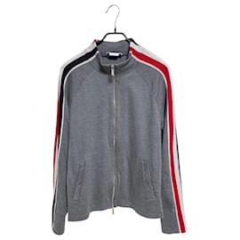 Thom Browne Giacca in Jersey con Zip Side Line