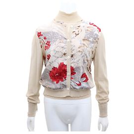 Salvatore Ferragamo Cardigan- und Tanktop-Set mit Blumenmuster