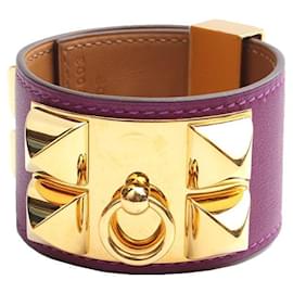 Gold Medor Violet Bracelet stamp - Hermès