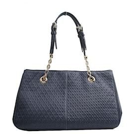 Bolso de hombro en cuero azul marino - Tod's