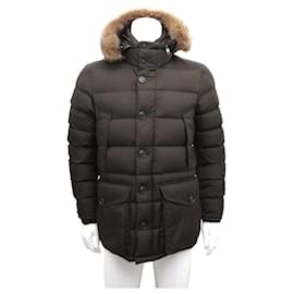 Men's Padded Jacket in Khaki - Moncler